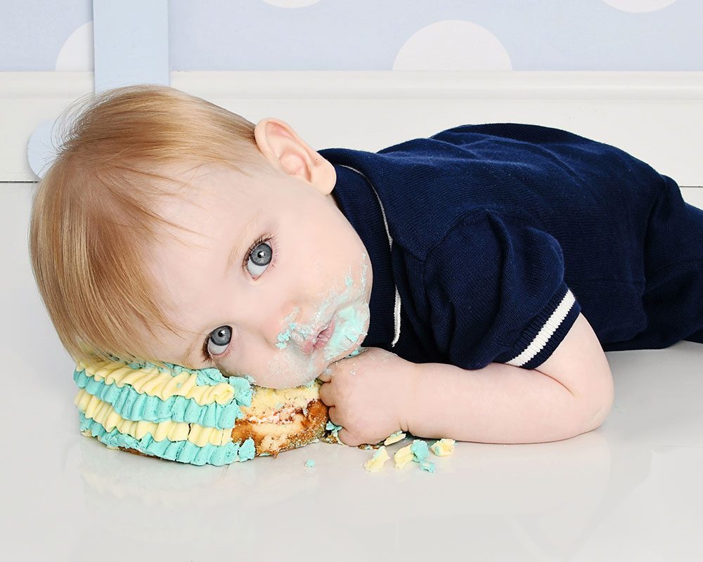 Cake Smash Photographer in Swansea