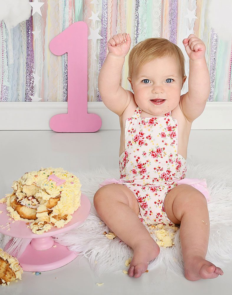 Cake Smash Portrait Photography Studio Porthcawl