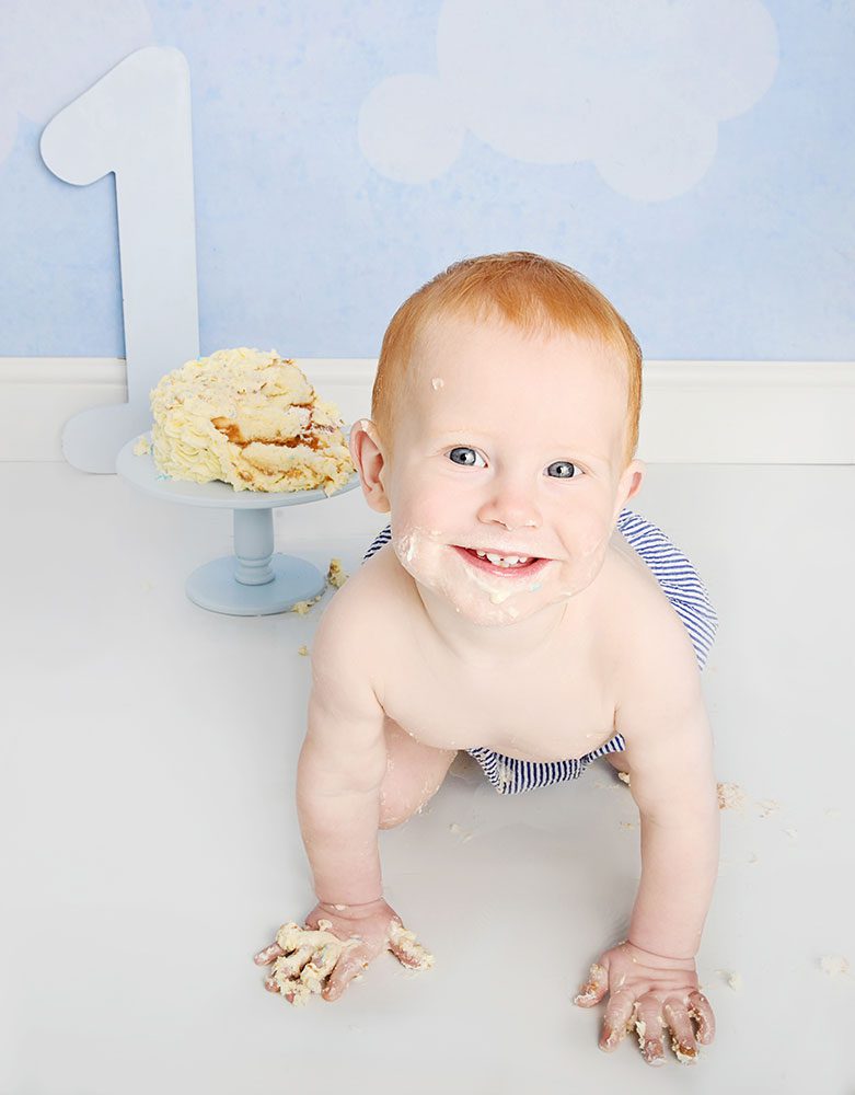 Cake Smash Portrait Photography Studio