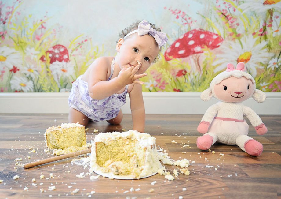 Creative Cake Smash Photographer in Swansea