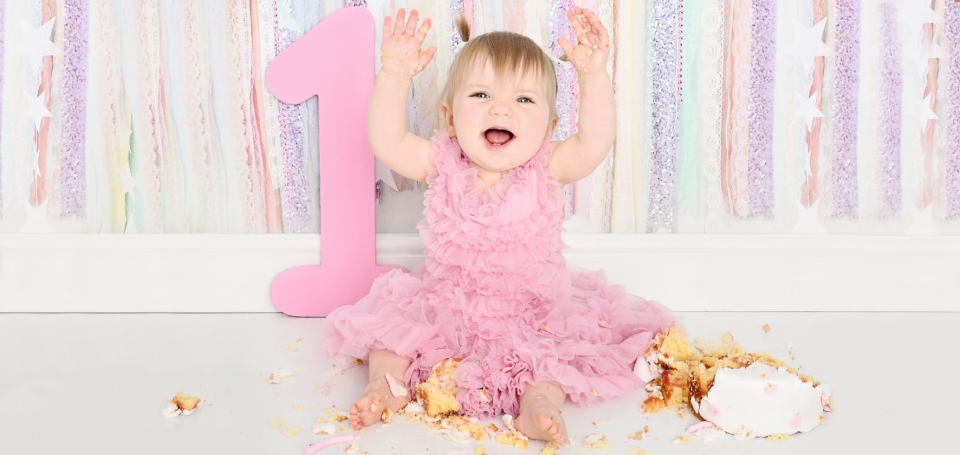 Cake Smash Photography in Bridgend