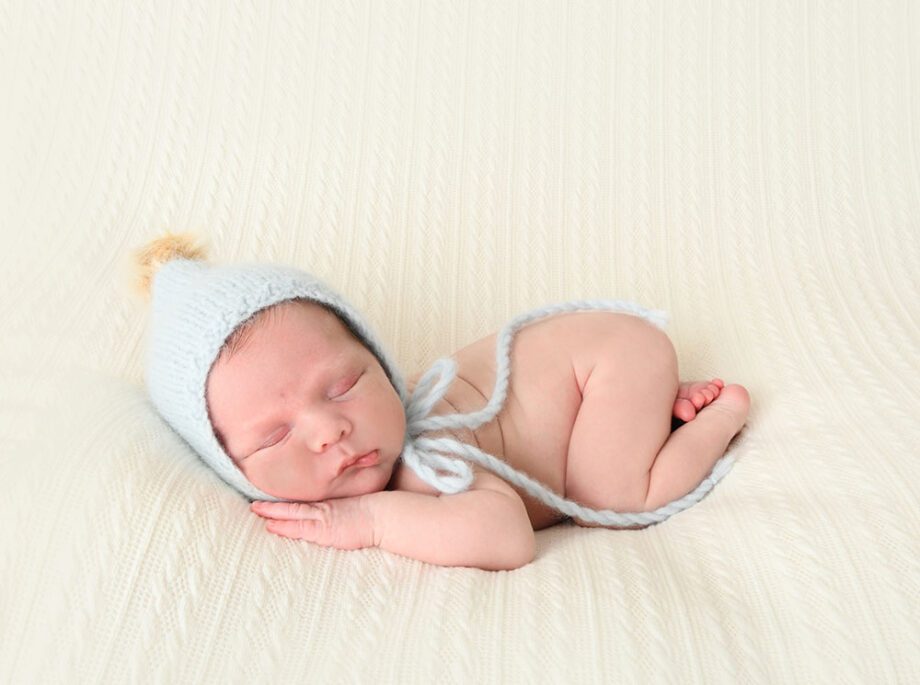 Cute Newborn Baby Portrait
